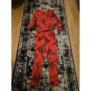Marvel Spider-Man Boys 6 Pajama Set Red Long Sleeve Shirt Pants 2 Piece PJs